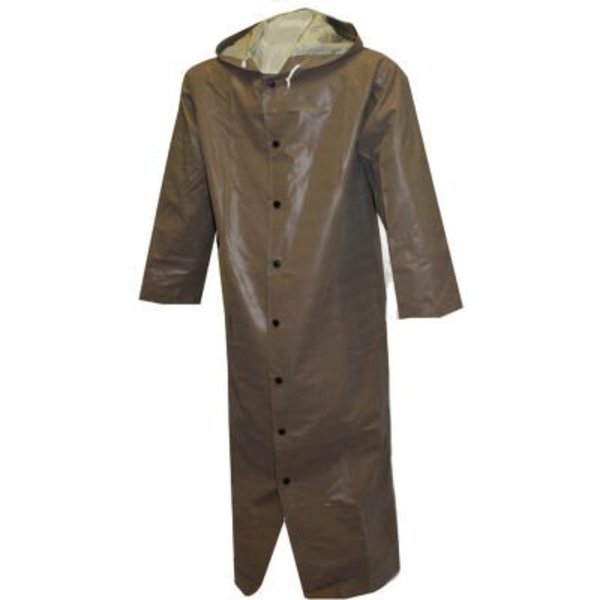 Tingley Rubber Tingley® C12168 Magnaprene„¢ Storm Fly Front Hooded Coat, Green, 60", Large C12168.LG